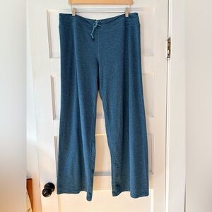 Rabbit Running Blue Wide-Leg Lounge Pants XL
